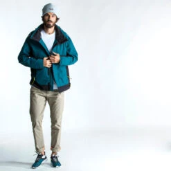 Tribord Blouson De Voile - Veste De Pluie Sailing 500 Homme Pétrole Jaune -Pêche En Mer Boutique blouson de voile veste de pluie sailing 500 homme petrole jaune 3