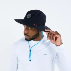 Tribord Chapeau Bateau Sailing 500 Adulte Voile Noir -Pêche En Mer Boutique chapeau bateau sailing 500 adulte voile noir 2