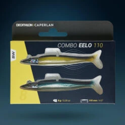 COMBO Leurres Souples Shad Lançon EELO 110 8gr AYU/BLEU -Pêche En Mer Boutique combo leurres souples shad lancon eelo 110 8gr ayubleu 9