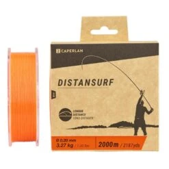Fil Pêche En Surfcasting Orange DISTANSURF -Pêche En Mer Boutique fil peche en surfcasting orange distansurf 2