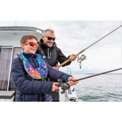 PLASTIMO GILET AUTOMATIQUE EVO JUNIOR BLEU - HARNAIS + SOUS CUTALE 7 PLASTIMO GILET AUTOMATIQUE EVO JUNIOR BLEU - HARNAIS + SOUS CUTALE -Pêche En Mer Boutique gilet automatique evo junior bleu harnais sous cutale 3