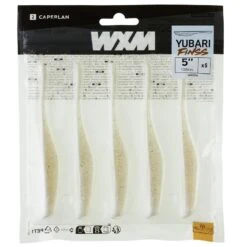 LEURRE SOUPLE FINESS AVEC ATTRACTANT WXM YUBARI FINSS 130 BLANC -Pêche En Mer Boutique leurre souple finess avec attractant wxm yubari finss 130 blanc 3