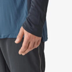 Tee-shirt De Pêche Anti-UV 500 Capuche Bleu -Pêche En Mer Boutique tee shirt de peche anti uv 500 capuche bleu 3